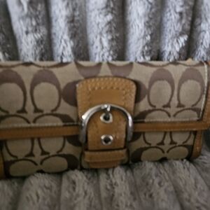 Coach Brown and Tan Designer Women's Bag